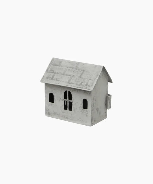Tea Light House Zinc | Small